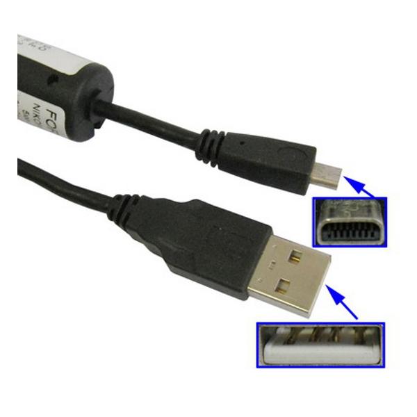 USB Data Lead Cable For Sony Cybershot DSCW830 DSCW810 DSCW800