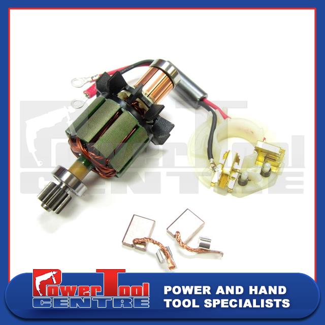 Makita 18v Drill Motor Armature Brush Holder & Brushes BHP451 BDF451