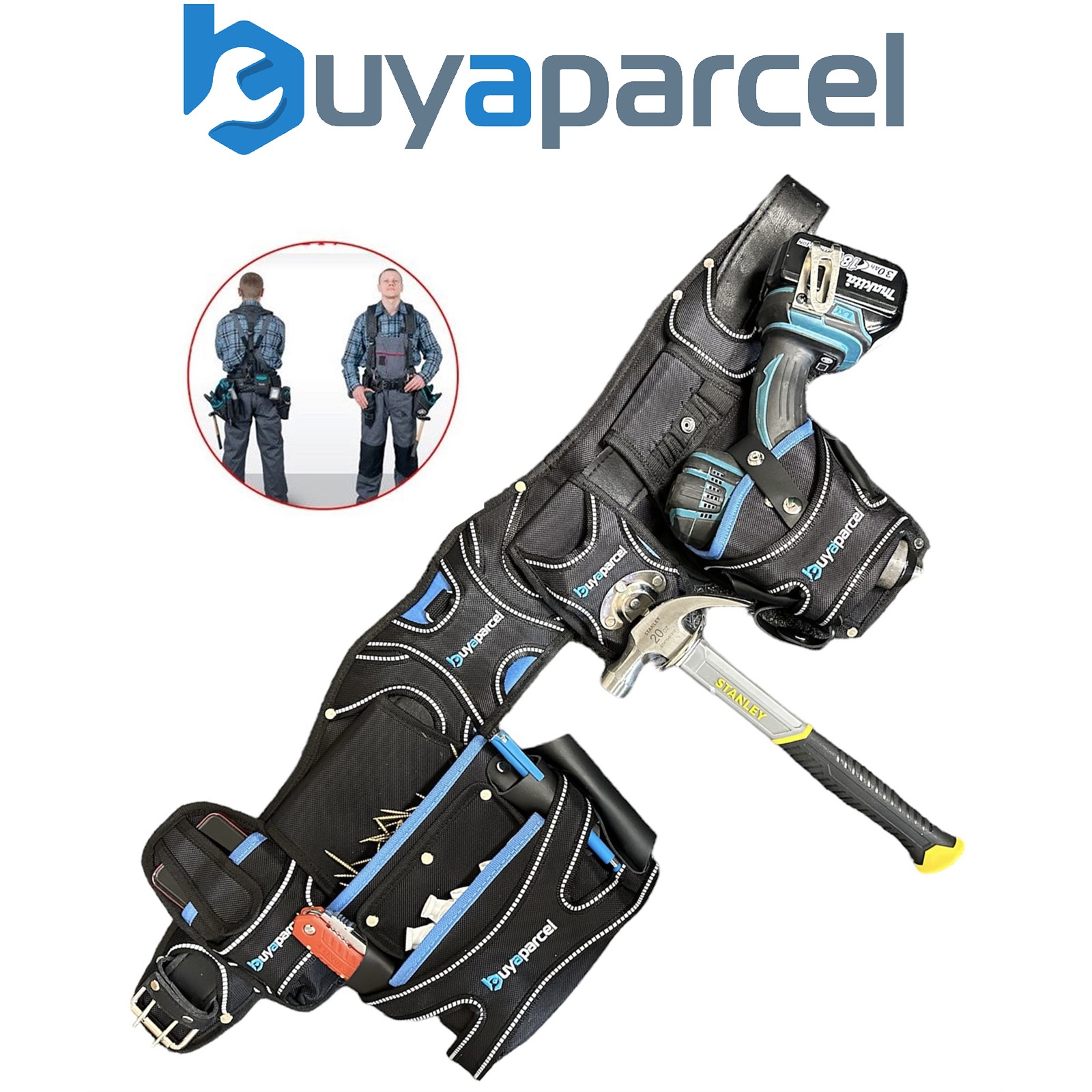 Werkzeuggürtel Makita Special Edition 2 Werkzeuggürtel Set - Schwarz ...