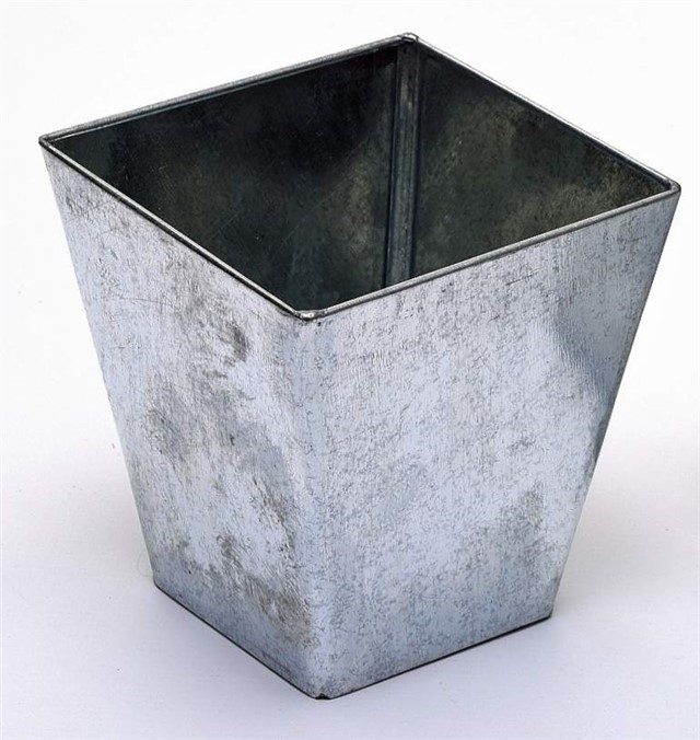 FIVE 12.5cm 5" METAL BUCKETS pots pail tins herb planter sweet tree