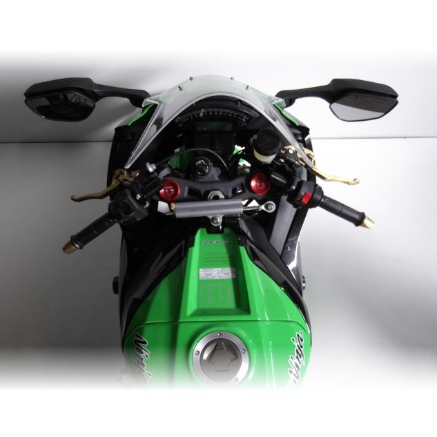 Kawasaki ZX10R 20112015 Gilles Black 75mm Handlebar Riser Variobar Bar