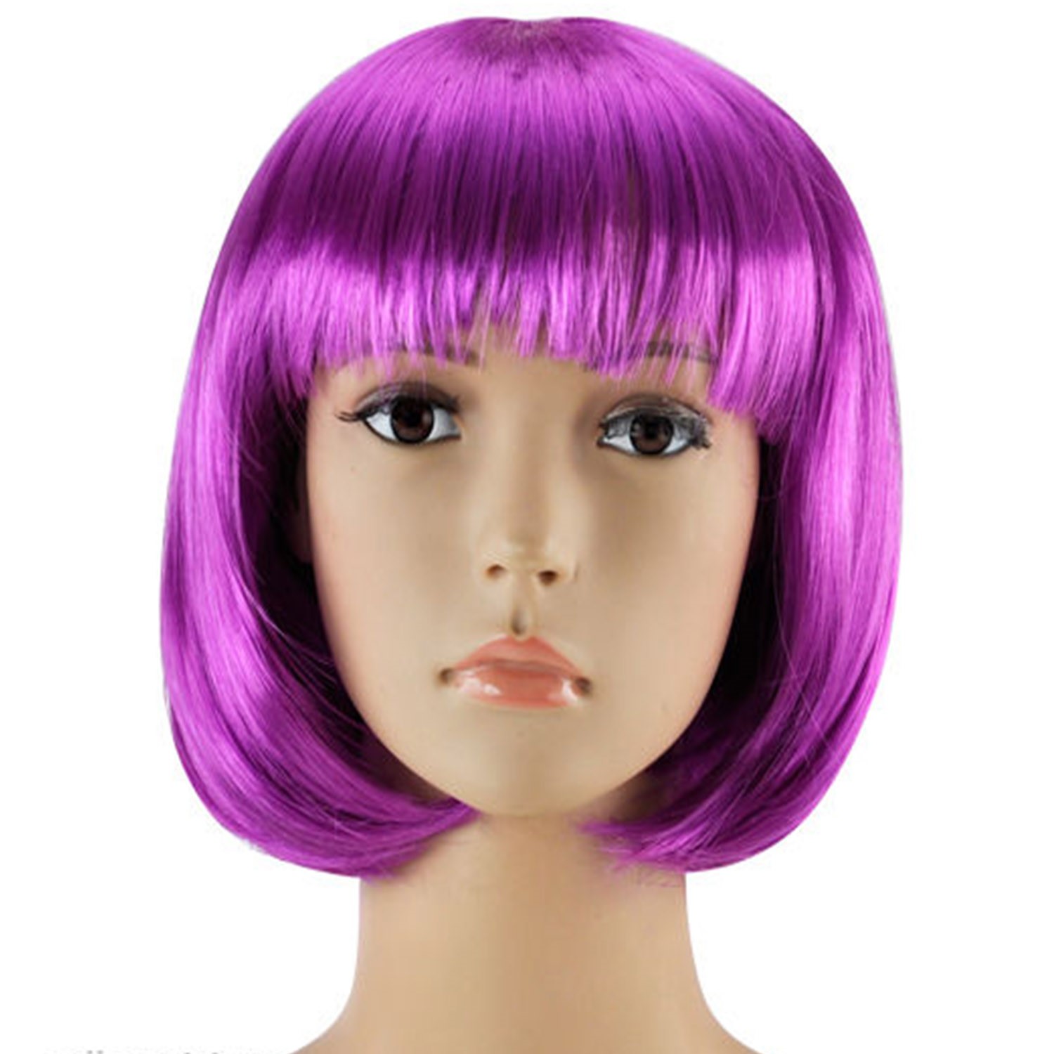 Womens Ladies Short Bob Wig Fancy Dress Cosplay Wigs Pop Party Costume