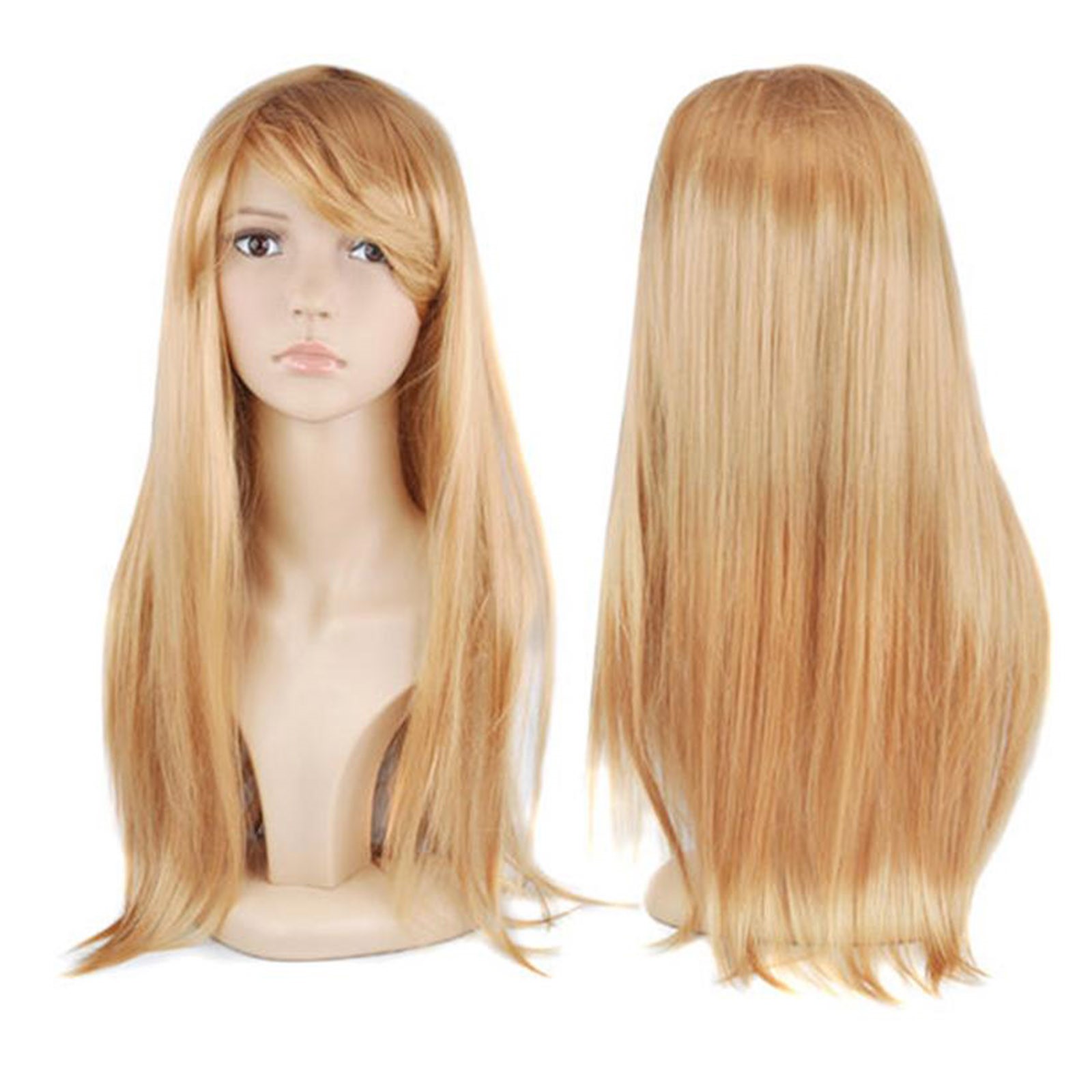 Womens Ladies Long 19 Straight Wig Fancy Dress Cosplay Wigs Pop Party Costume Ebay 