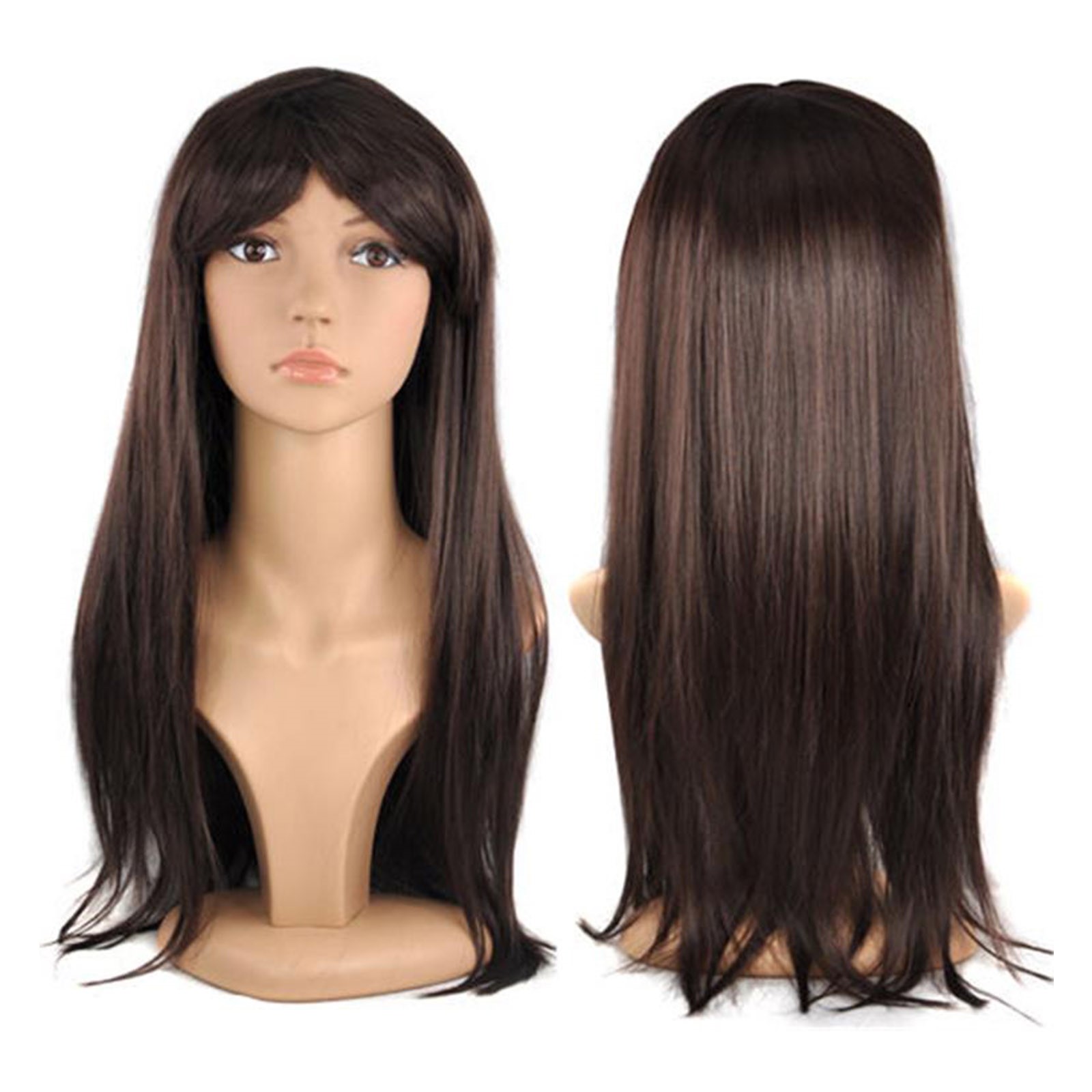 Womens Ladies Long 19 Straight Wig Fancy Dress Cosplay Wigs Pop Party Costume Ebay 