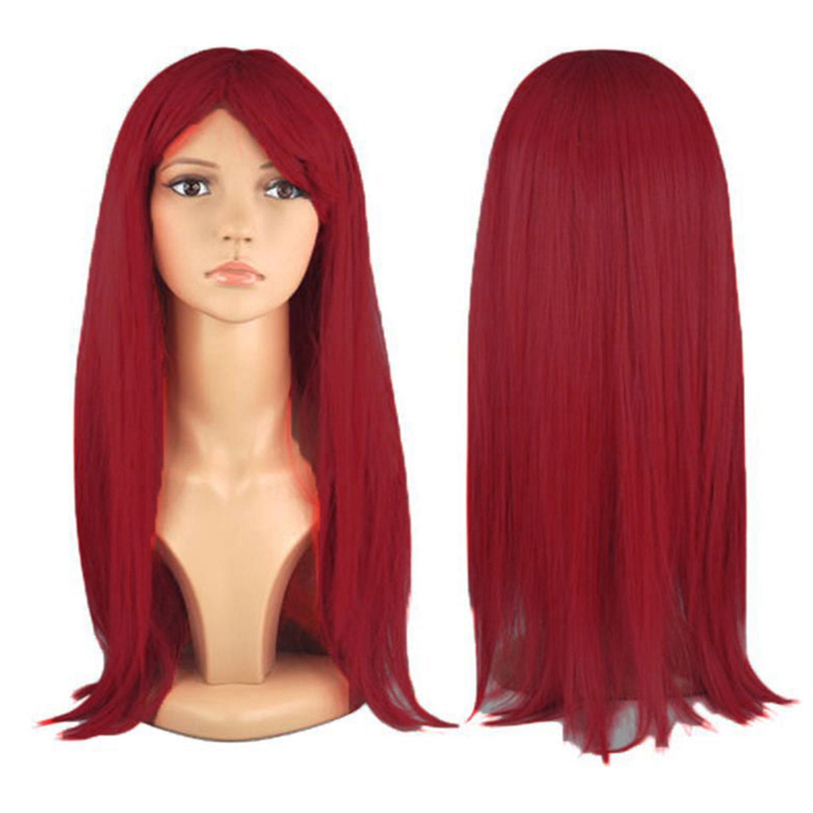 Womens Ladies Long 19 Straight Wig Fancy Dress Cosplay Wigs Pop Party Costume Ebay