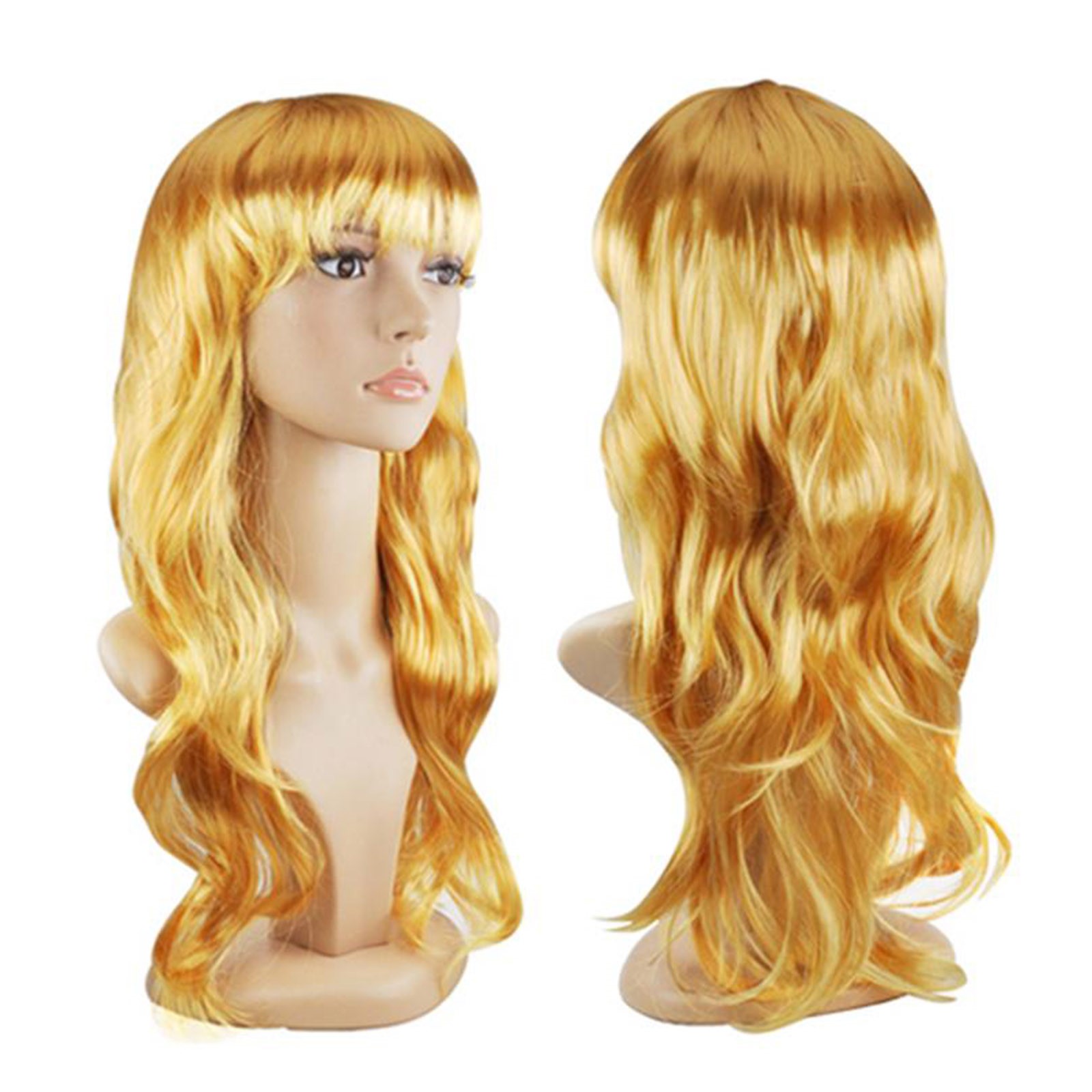 Womens Ladies Long Wavy Curly Fancy Dress Cosplay Wigs Pop Party Costume Ebay 1850