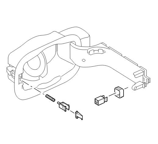 OEM Fuel Filler Flap Repair Kit Discovery 3 4 Range Rover Sport