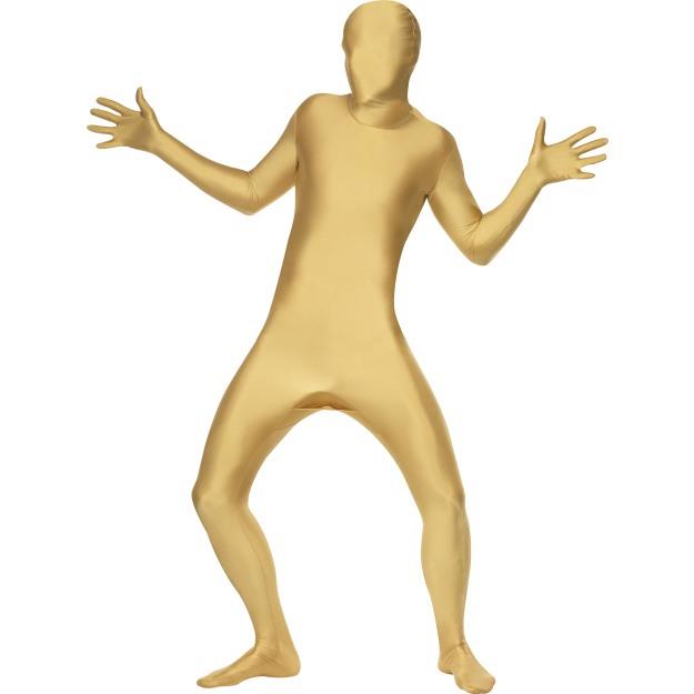 Gold Second Skin Suit Oscar Statue / Hollywood Fancy Dress