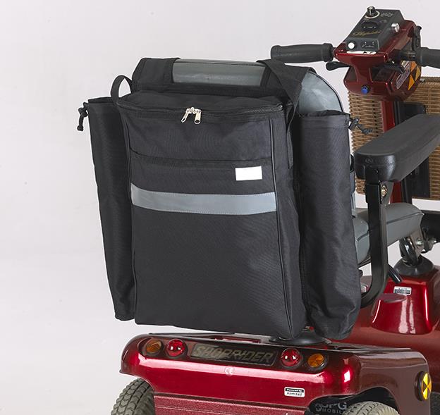 Mobility Scooter bag Crutch / walking stick holder from Ducksback