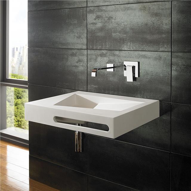 Wall Mounted Belfast Sink With Towel Rail Basin Sink Bathroom Cloakroom