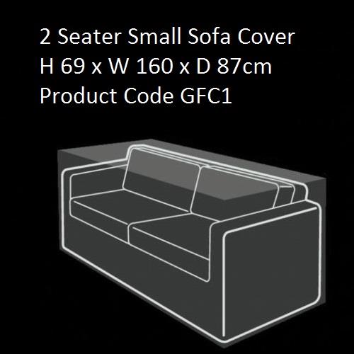 Garden Sofa Cover with Drawstring Waterproof Dustproof UV Protection Cover for Lounge Bench Love Seat 2 Seater/3 Seater Outdoor 147×83×79cm 