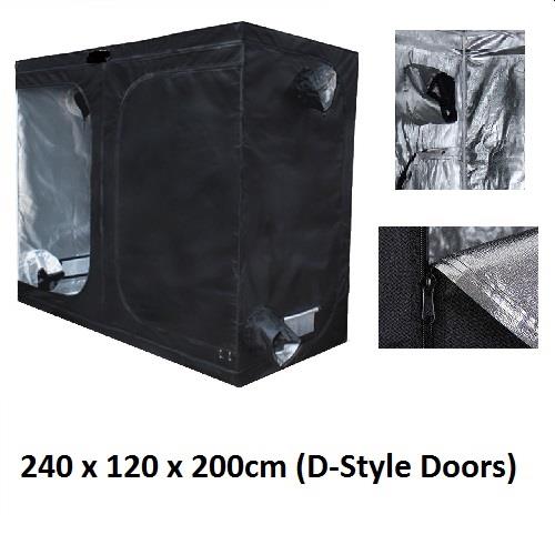 100x100x200 Premium Grow Tent Indoor Bud Box Hydroponics Dark Room LIGHT MYLAR 