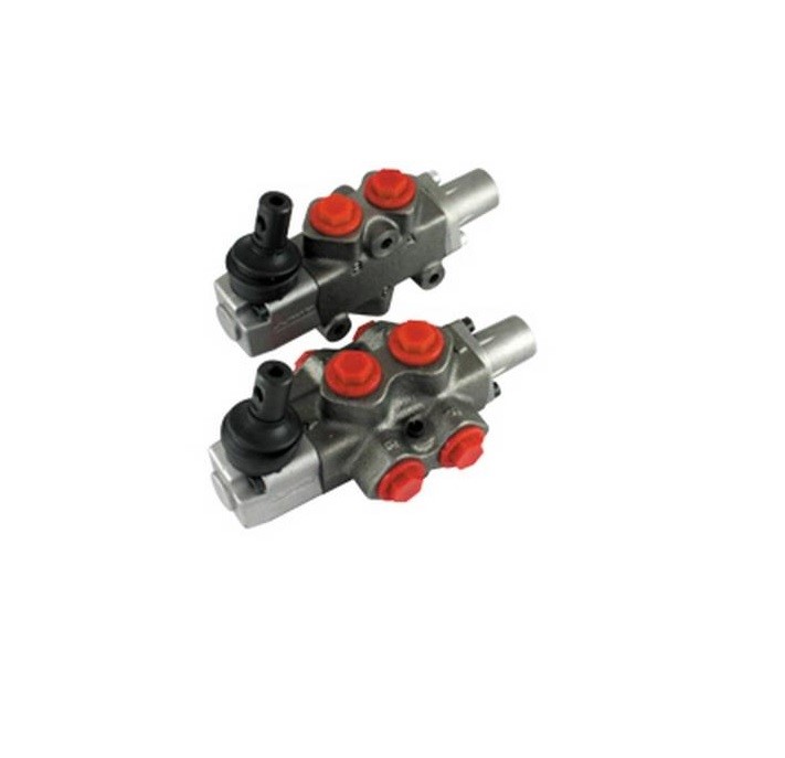 Hydraulic lever operated diverter valve 6 port 3/4" Bsp ports 2 Spring