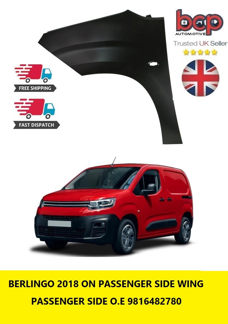 CITROEN BERLINGO 2018 ON FRONT WING LEFT PASSENGER SIDE INSURANCE