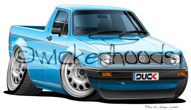 Wickedhoods Cartoon Car Hoovolkswagen Vw Golf Mk1 Wickedhoods Cartoon Car Hoovolkswagen Vw Golf Mk1