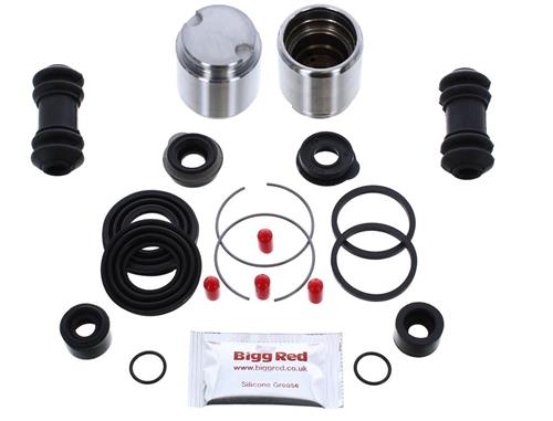 for MERCEDES S-CLASS W126 1980-85 FRONT L & R Brake Caliper Rebuild Repair Kit