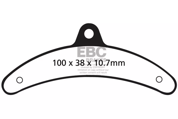Go Kart EBC FA543 Brakes British Made Organic FA Series Brake Pads Karting