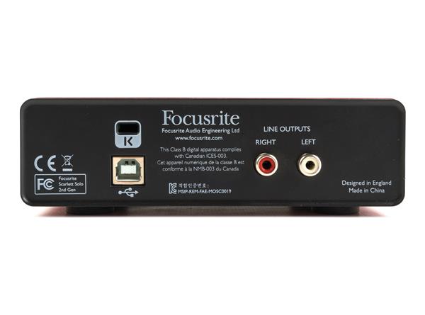 DTM・DAW Focusrite Scarlett Solo gen 2nd Focusrite 2nd Generation Scarlett Solo USB Audio Interface