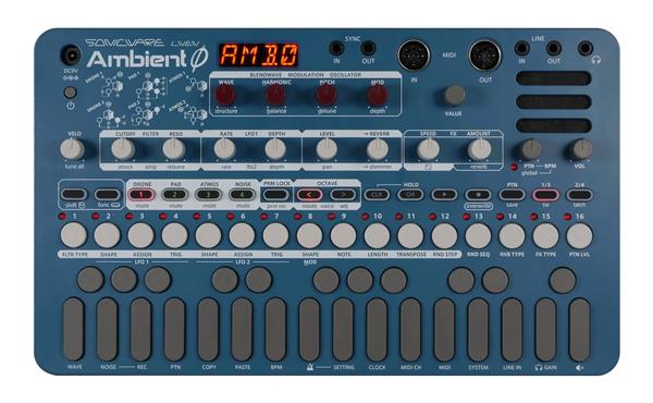 海外最新 Liven Sonicware Ambient NEW SYNTHESIZER Desktop Soundscape Ø ギター