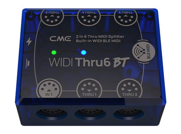 CME WIDI Thru6 BT Bluetooth MIDI Thru + Split MIDI UTILITY