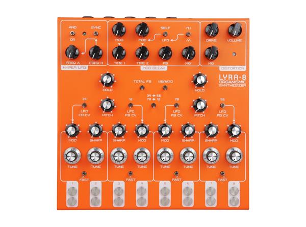 SOMA Laboratory Lyra-8 (Orange) Desktop SYNTHESIZER - NEW