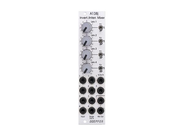 鍵盤楽器 Doepfer - A-138j Invert./Interr. Mixer Doepfer A-138j Inverting/Interrupting Mixer EURORACK - NEW