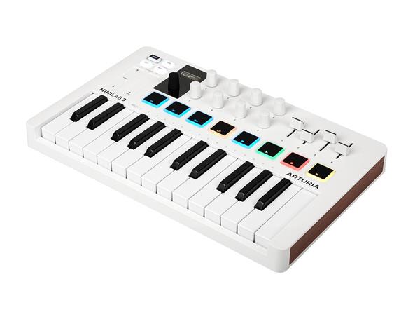 【予約販売品】 Arturia MiniLab NEW - CONTROLLER MIDI (White) Keyboard 3 DTM・DAW
