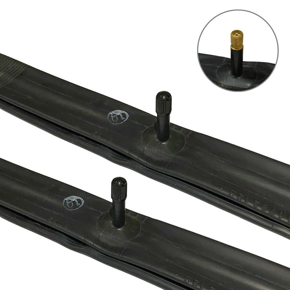 Pair Of 27.5 X 2.35 Bike Inner Tubes - Schrader Valve, Plus Baldwins Tyre Levers
