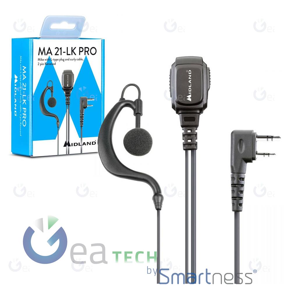 Auricolare Midland MA31 777PRO Con Microfono Boom - 2 Pin, Per Radio PMR/LPD - Foto 6