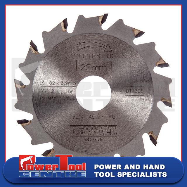DeWalt Biscuit Jointer TCT Circular Saw Blade 102mm x 22mm x 12 Tooth