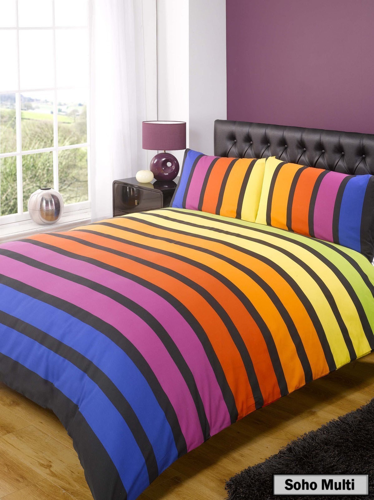 Stripe Stripey Duvet Quilt Comforter Cover Bedding Set Pillow Covers Ebay