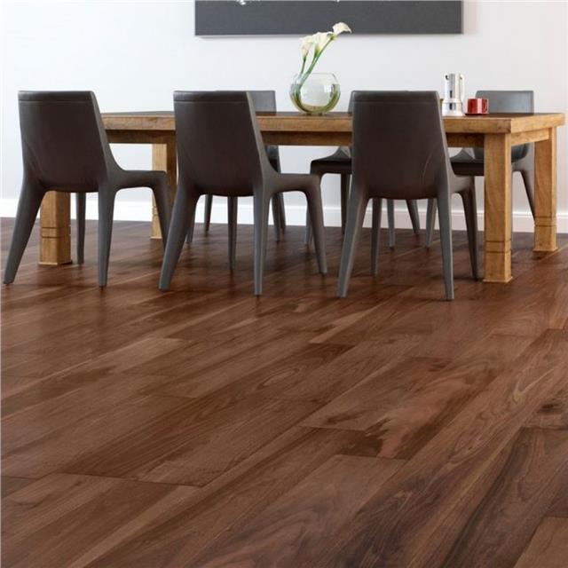 American Black Walnut Engineered Oak Wood Flooring 14 X 125 X Rl