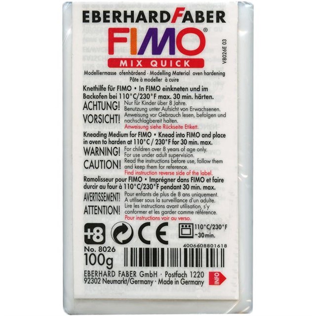 1 Block FIMO EFFECTS SOFT Polymer Clay FREE 1ST CLASS POST-Pick from 24 cols