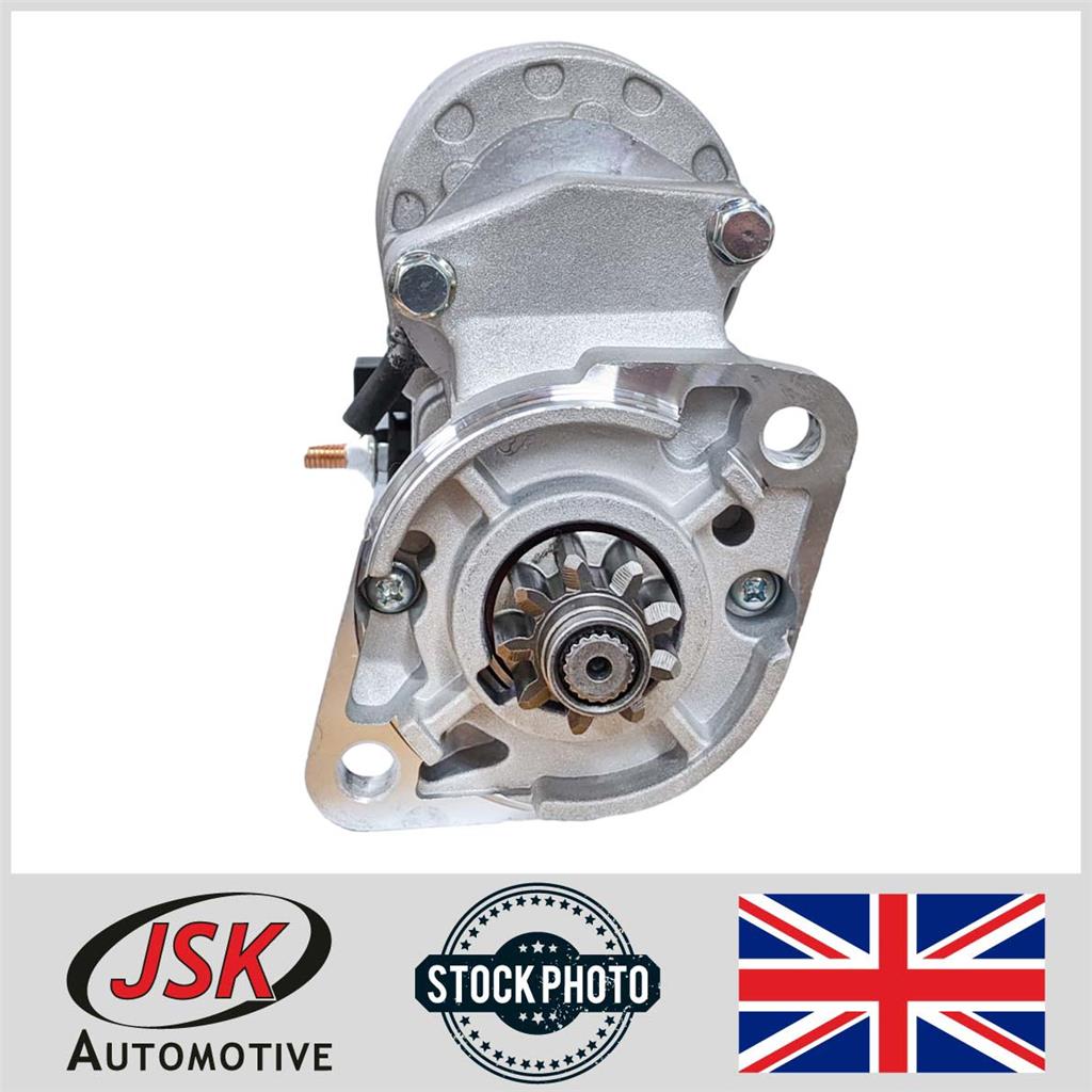 12V Starter Motor For Kubota V1405, V1505-B Engines (1992-On) – 9 Tooth, 1 Year Warranty