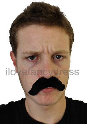 PARTY MOUSTACHE 5 STYLES FUNNY FANCY DRESS ACCESSORIES STAG HEN NIGHT EVENT TASH 