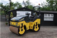 2017 Bomag AD135 Double Drum Vibrating Roller Low Hours