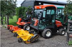 Kubota F3680 Flail Mower with Full Cab only 1400 hours