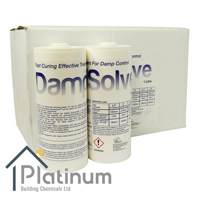 Dampsolve Damp Proof Injection Cream 10 X 1l Dpc Course Rising Damp Treatment Ebay 3490