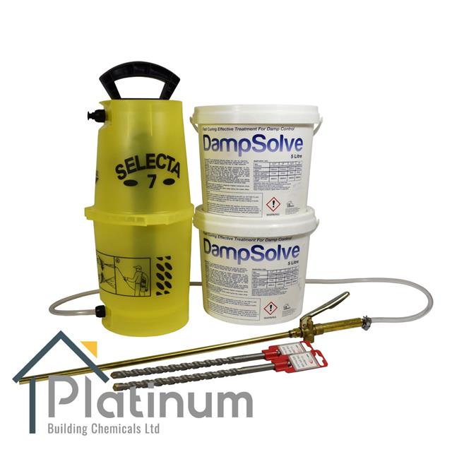 Dampsolve Damp Proof Cream Kit 2 X 5l Kit Dpc Injection Rising Damp Treatment Ebay 3444