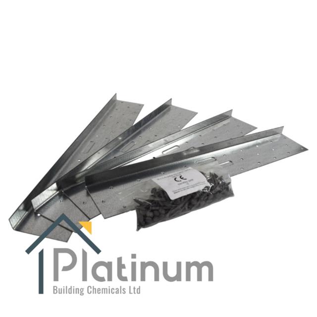 BUTT JOINING UP TO 250MM TIMBER JOIST CONNECTING PLATES L98 BAT SPLICE