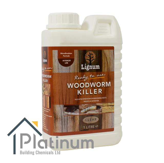 LIGNUM WOODWORM KILLER Spray Ready To Use Timber Wood Treatment