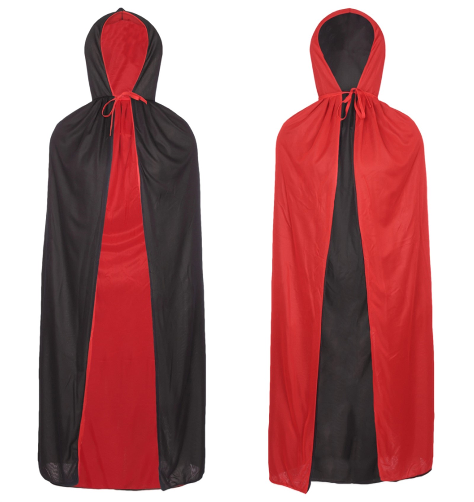 Hallowee Vampire Cape Dracula Cloak Reversible Witch Devil Costume Wizard Robe Ebay 5915