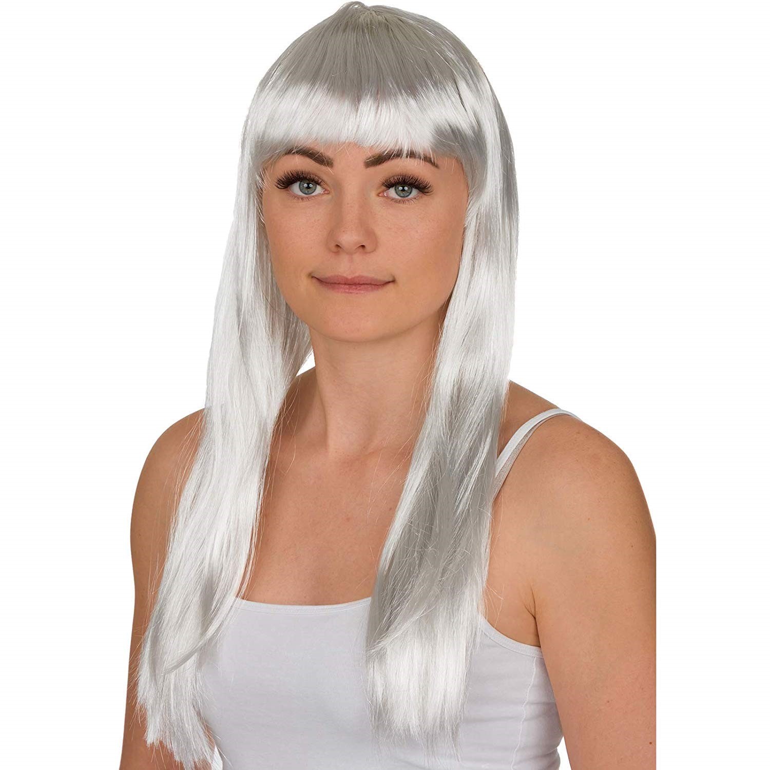 silver wig halloween