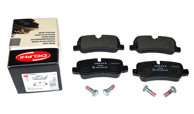 Delphi Land Rover Discovery 3, 4, Range Rover & Sport Rear Brake Pads ...