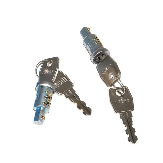 Land Rover Defender Replacement Door Lock Barrel & Key Set x2 MTC6503