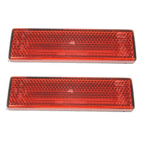 Land Rover Defender TD5 TDCI Puma Self Adhesive Rear Reflector x2 ...