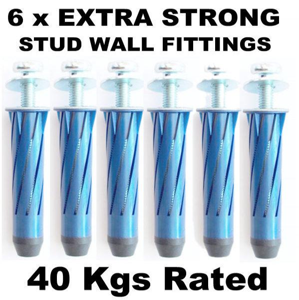 Super Strong 40kg EXPANDETTE Stud Wall Fixings x 6 eBay