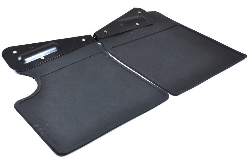 LAND ROVER DEFENDER 90 TD5 REAR MUD FLAPS + BRACKETS - LR055332 ...