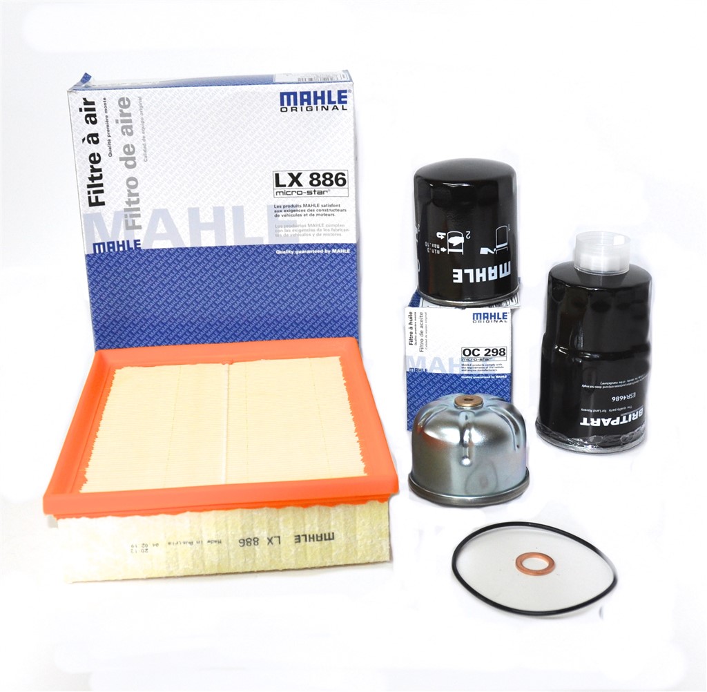 LAND ROVER DISCOVERY 2 & DEFENDER TD5 SERVICE KIT, MAHLE OIL & AIR