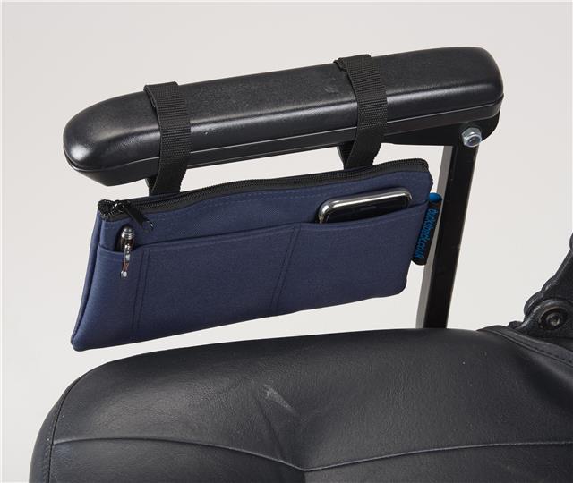 Mobility Scooter / Wheelchair armrest bag, New from Ducksback Blue eBay